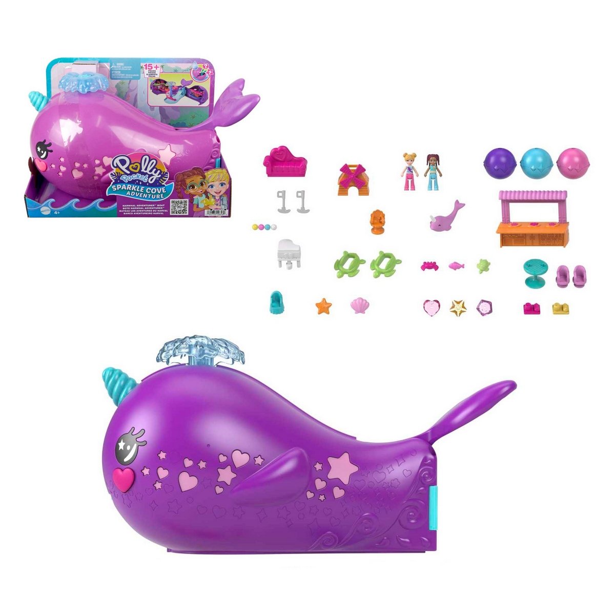 Polly Pocket Narval Mágico Bahía Mágica